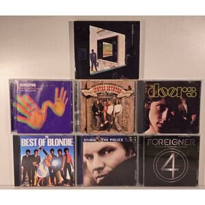 Pink Floyd Wingspan Lynyrd Skynyrd The Doors Blondie Foreigner Sting CD Lot of 7